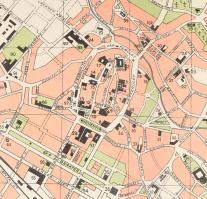 Sopron szabad királyi város térképe, 1:12 500, készítette: Marikovszky Zoltán, kiadja: Schwarz Károl...