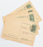 1936 Polner János, a Békés megyei lósport megszervezőjének levelezése távlovaglás témájában, 4 db (á...