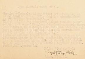 1936 Polner Jánosnak, a Békés megyei lósport megszervezőjének címzett levelezőlap Tamásiból, lovakka...