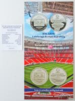 2021. 10.000Ft Ag "XVI. UEFA Labdarúgó-Európa-bajnokság" tanúsítvánnyal, színes MNB tájéko...