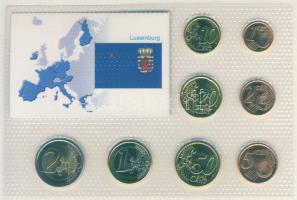 Luxemburg 2005. 1c-2€ 8klf db, kereskedői szettben T:1