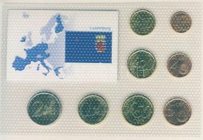 Luxemburg 2005. 1c-2€ 8klf db, kereskedői szettben T:1