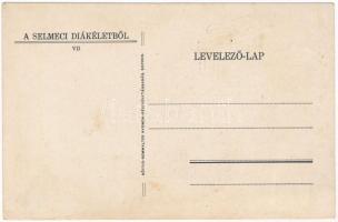 Selmecbánya, Schemnitz, Banská Stiavnica; Bachus újonnan felkent papja. A Selmeci Diákéletből VII. S...