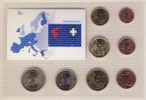 Görögország 2004. 1c-2€ 8klf db, kereskedői szettben T:1
