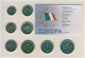 Írország 2005. 1c-2€ 8klf db, kereskedői szettben T:1