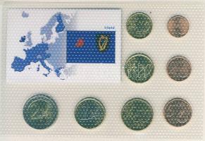 Írország 2005. 1c-2€ 8klf db, kereskedői szettben T:1