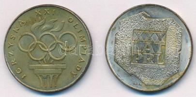 Lengyelország 1974. 200Zl Ag "30 éves a Népköztársaság" + 1976. 200Zl Ag "Olimpia&quo...