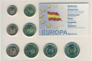 Spanyolország 2003. 1c-2€ 8klf db, kereskedői szettben T:1