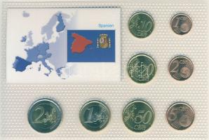 Spanyolország 2003. 1c-2€ 8klf db, kereskedői szettben T:1