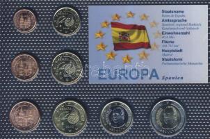 Spanyolország 2000-2007. 1c-2€ 8klf db, kereskedői szettben T:1