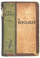 Vitéz Madarász László: Légi háború. I. kötet: A repülőgép. Bp., 1926, szerzői kiadás (Hornyánszky-ny.), 276 p. + 22 t. Számos fekete-fehér fotóval illusztrálva. Átkötött félvászon-kötésben, sérült, rossz állapotban, szétváló fűzéssel, több képtábla kijár.