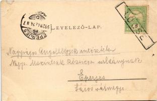 1902 Lőcse, Levoca; Városháza. Latzin János kiadása / Rathaus / town hall (Rb)