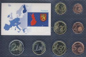 Finnország 2005. 1c-2€ 8klf db, kereskedői szettben T:1