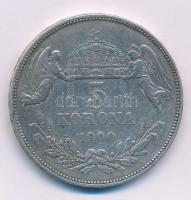 1900KB 5K Ag "Ferenc József" T:VF,F patina, ph. Adamo K7