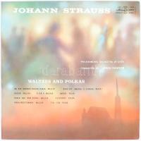 Johann Strauss, Philharmonic Orchestra Of Győr - Waltzes And Polkas. Vinyl, LP, Compilation, Hungaroton, Magyarország.