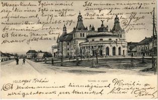 1905 Igló, Zipser Neudorf, Spisská Nová Ves; Színház és vigadó. Ferencz D. kiadása / theatre