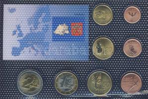 Vatikán 2006. 1c-2€ 8klf db próbaveretek, kereskedői szettben T:BU