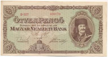 1945. 50P "D 007 030170" T:F  Adamo P15