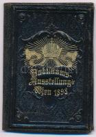 1898 K. u.k. főhadnagy részére kiállított fényképes belépőkártya a bécsi jubileumi kiállításra, szép...