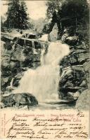 1901 Tátra, Magas-Tátra, Vysoké Tatry; Nagy-Tarpataki vízesés / Gross-Kohlbachtal Wasserfall / waterfall (EK)