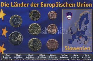 Szlovénia 2007. 1c-2€ 8klf db, kereskedői szettben T:BU