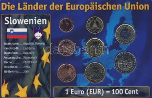 Szlovénia 2007. 1c-2€ 8klf db, kereskedői szettben T:BU