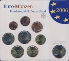Németország 2006F 1c-2€ 8klf db + 2€ "Schleswig-Holstein", szettben T:1