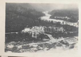 1917-1918 A k.u.k. 17. honvéd gyalogezred katonái caporettói áttörés utáni előrenyomuláskor, a Piave...