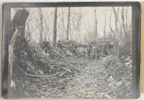 1917-1918 A k.u.k. 17. honvéd gyalogezred katonái caporettói áttörés utáni előrenyomuláskor, a Piave...