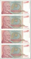 Jugoszlávia 1993. 500.000D (6x) 4+2 sorszámkövető "AA 0009433 - AA 0009434" és "AA 22...