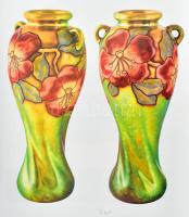 Virág Judit Galéria. Zsolnay kerámia aukció 2018. Bp., 2018. Rendkívül izgalmas, gazdag képanyaggal ...