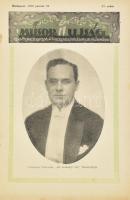 1916 Apollo mozi a Royal Szálló épületében, műsor, címlap: Földes Imre (1881-1948) grafikája, tűzés ...