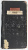 1941 Bp., A budapesti kir. magyar Pázmány Péter tudományegyetem leckekönyve, benne Dr. Cholnoky Jenő és mások aláírásával