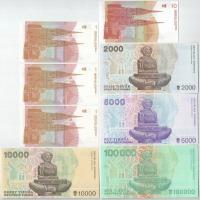 Horvátország 1991. 1D (3x, sorszámkövető és közeli sorszám) + 10D + 1992. 2000D + 5000D + 10.000D + ...