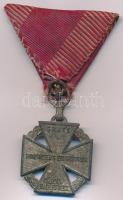 1916. "Károly-csapatkereszt" Zn kitüntetés eredeti mellszalagon T:VF patina / Hungary 1916...