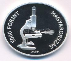 2015. 5000Ft Ag "Zsigmondy Richárd" kapszulában, tanúsítvánnyal, színes MNB tájékoztatóval...