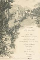 1878-1885-1892-1914 Rendkívül izgalmas menűkártya gyűjtemény, benne kb. 54 db menűkártyával, nagyrés...