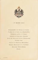 1878-1885-1892-1914 Rendkívül izgalmas menűkártya gyűjtemény, benne kb. 54 db menűkártyával, nagyrés...