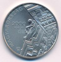 2015. 2000Ft Cu-Ni "Róth Miksa" színes MNB tájékoztatóval T:BU