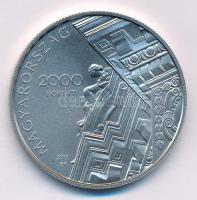 2015. 2000Ft Cu-Ni "Róth Miksa" színes MNB tájékoztatóval T:BU