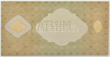 1930. 20P fázisnyomat, előlapon és hátlapon is csak alapnyomat, "C 000 000000" sorozat és ...