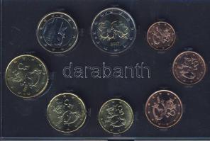 Finnország 2007. 1c-2€ 8klf db, kereskedői szettben T:BU