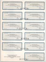 Budapest 1987. "Országos Takarékpénztár" takarékpénztári kötvény 100.000Ft-ról "MINTA...