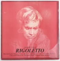 Giuseppe Verdi, Chor Und Orchester Der Mailänder Scala, Rafael Kubelik - Rigoletto. 3 x Vinyl, LP, Album, Sztereo, dobozos kiszerelés. Eterna. NDK, 1980. VG+ (a laminálás kissé jön le a borítóról)