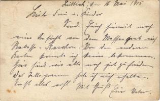 Massen-Gräber in Rabosee Barchon, 53 Inf. Régt. 1914. Repro. Interdite / Első világháborús német kat...