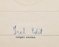 1950-1951 Erdey-Grúz Tibor (1902-1976) Kossuth-díjas kémikus, oktatásügyi miniszter, Cornides István...