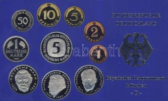 NSZK 1998D 1Pf-5M 10klf db, benne 3klf db alkalmi 2M, szettben T:PP