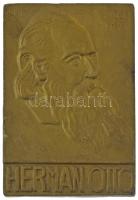 1939. "Herman Otto 835-935" festett gipsz plakett (145x100mm) T:VF ph.