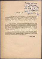 Banner János (1888-1971) ősrégész, néprajztudós, által dedikált 2 db különlenyomat: Régi kutatók - ú...