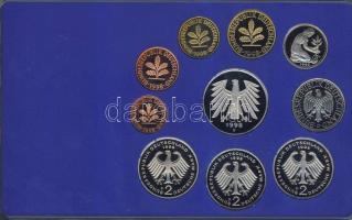 NSZK 1998D 1Pf-5M 10klf db, benne 3klf db alkalmi 2M, szettben T:PP